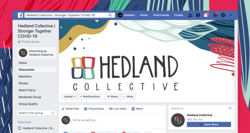 Hedland Collective Stronger Together | COVID-19 Facebook Group